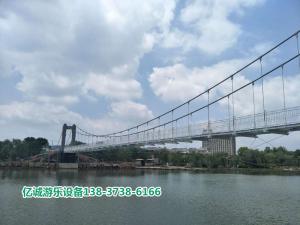 山東省單縣人民公園玻璃吊橋